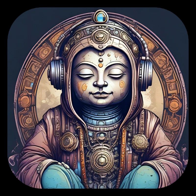 Mystischer spiritueller Buddha