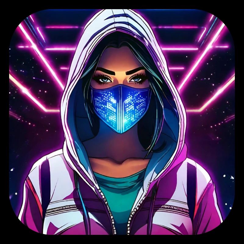 Fille Cyberpunk Cool VI