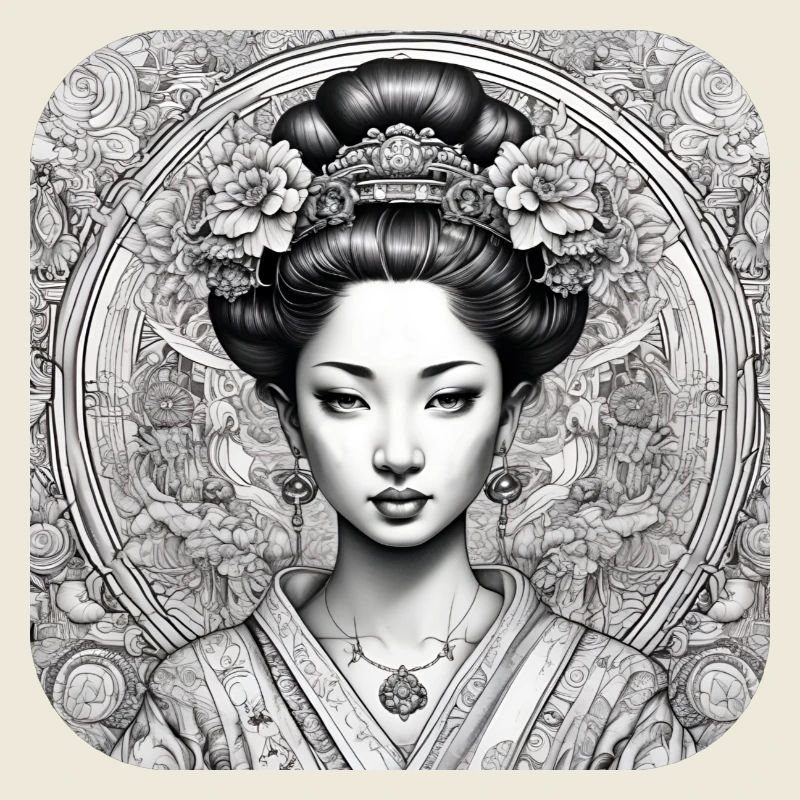Anmutige Geisha