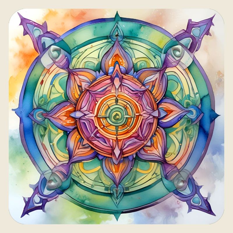 Symbole aux couleurs vives
