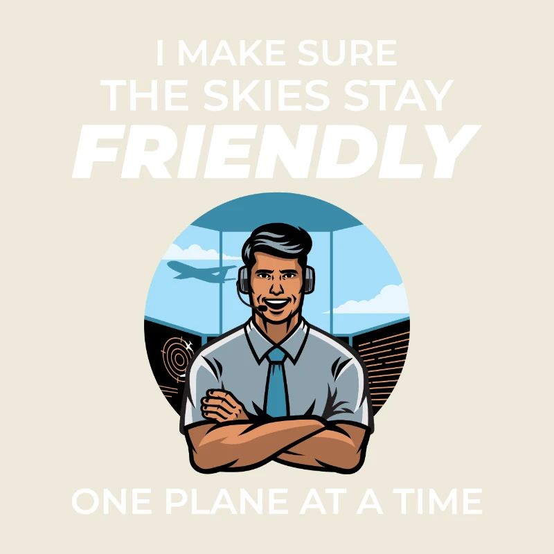 Fluglotse ATC Aviation Humor Flugzeug
