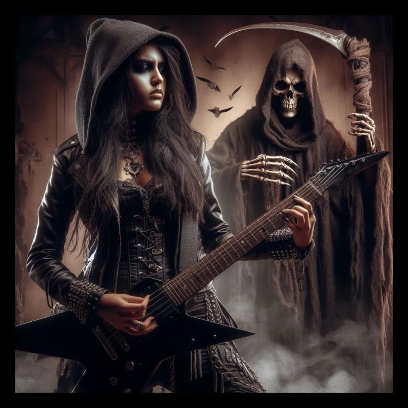 Gitarrist und The Grim Reaper