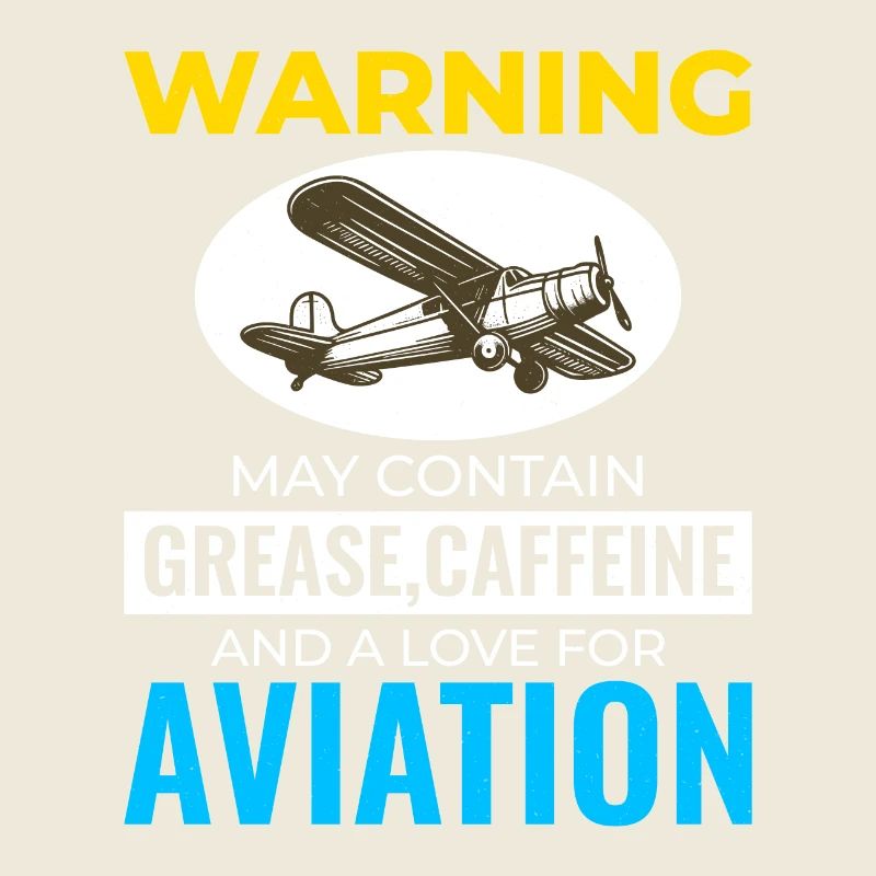 Aircraft Mechanic Aviation Technician Coffee Humor