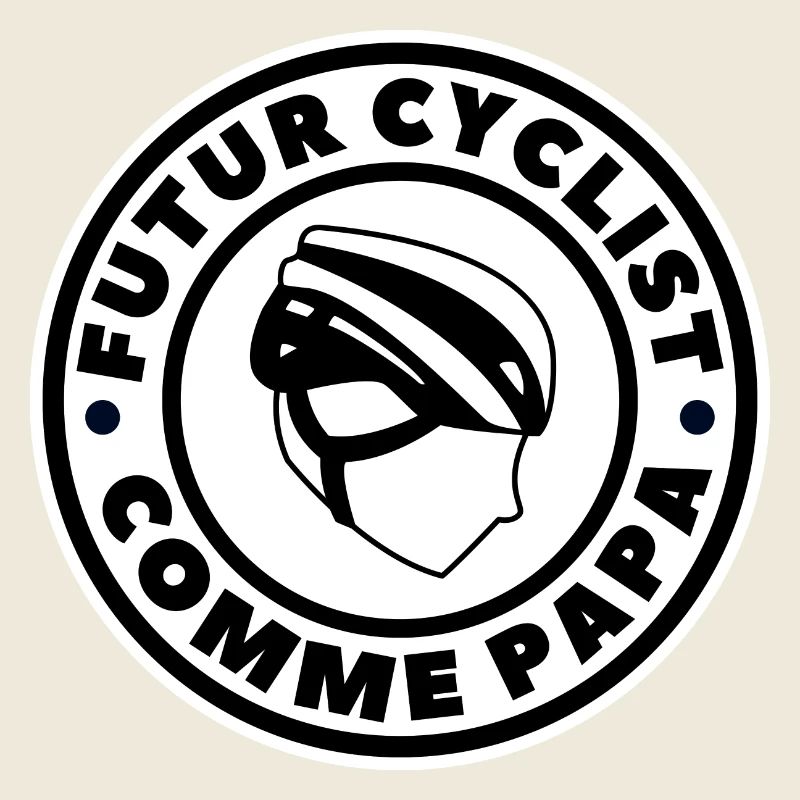 Futur cycliste comme papa
