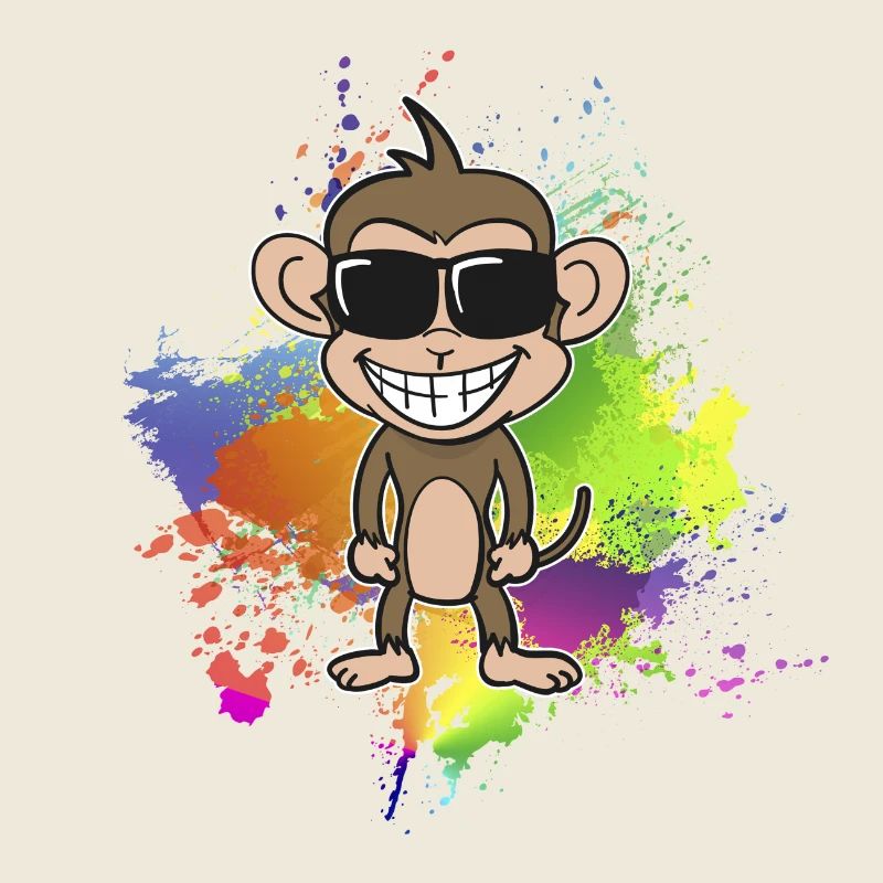 Colorful Summer Monkey