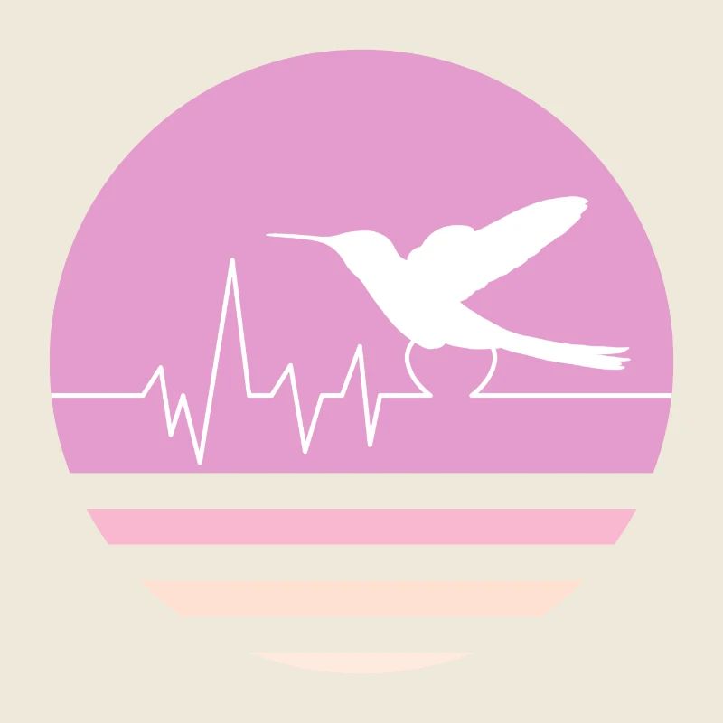 Pastel Pink Hummingbird