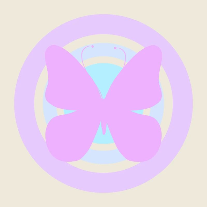 Lila Himmelsschmetterling