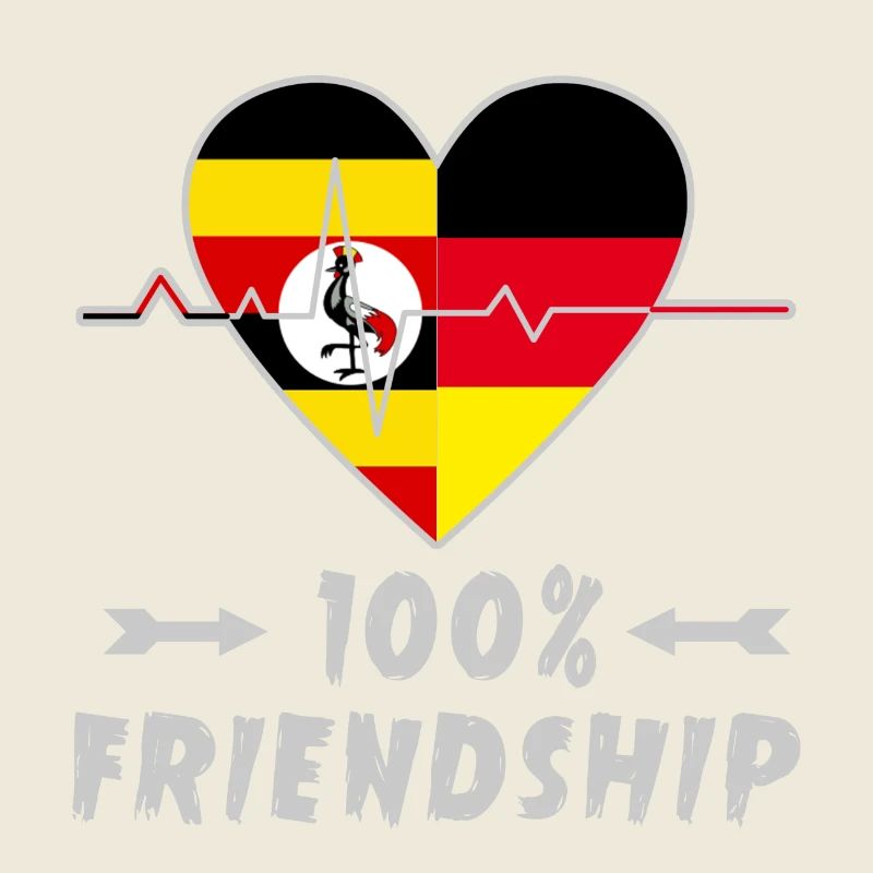 Uganda and Germany 100% friendship