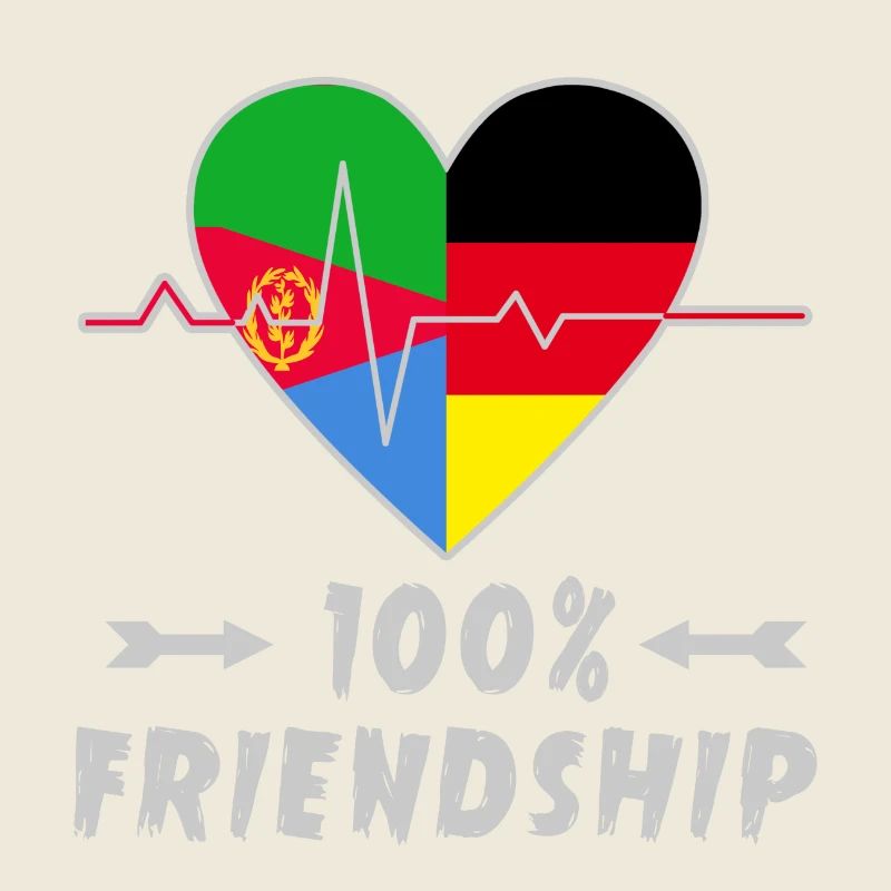 Eritrea und Deutschland 100% Freundschaft