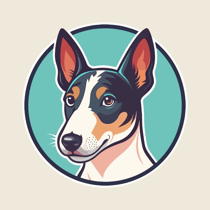 Glatter Foxterrier Hunderasse Karikatur Kawaii