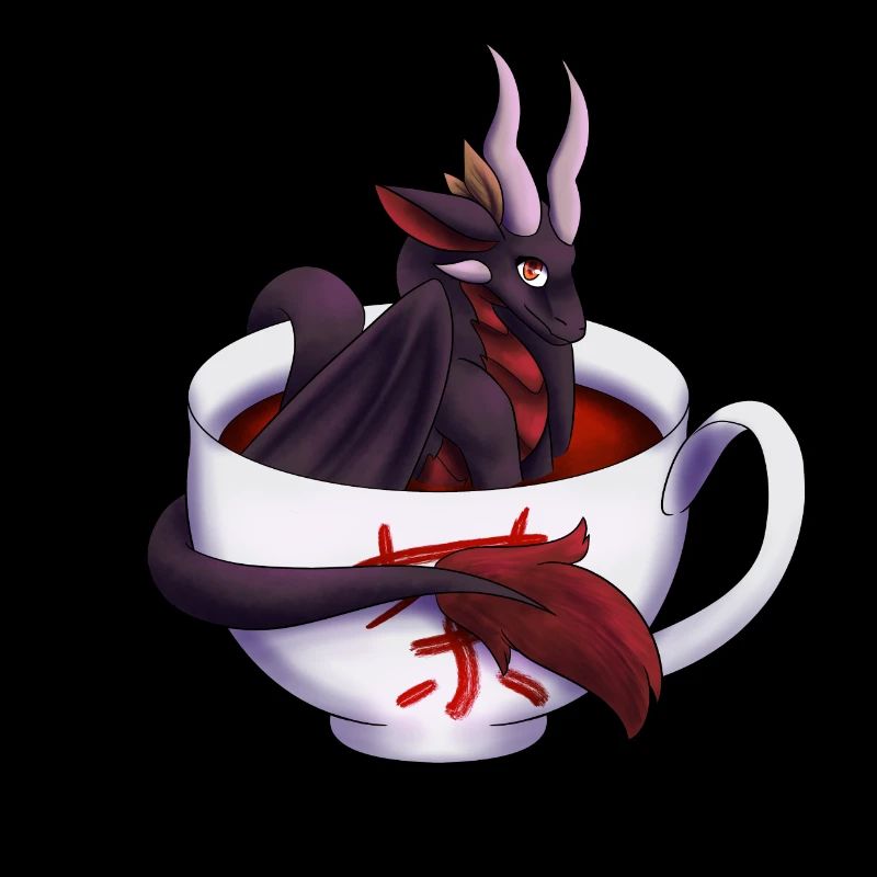 Dragon de thé noir