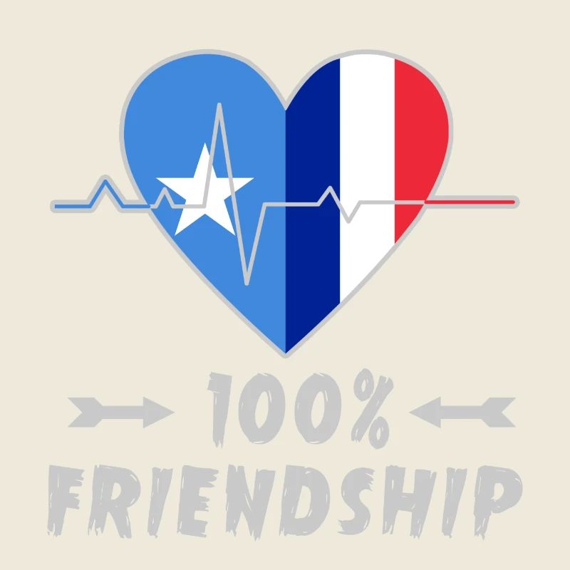 Somalia und Frankreich 100% Freundschaft