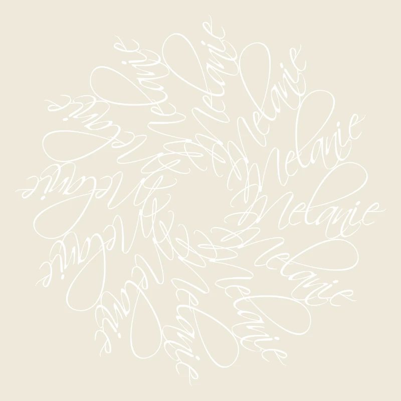 Melanie Name Mandala