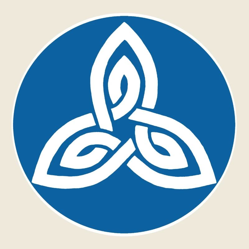 Blaue keltische Blume