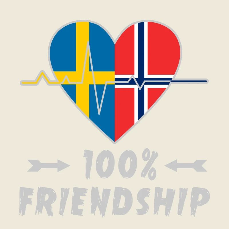 Sweden and Norway 100% friendship
