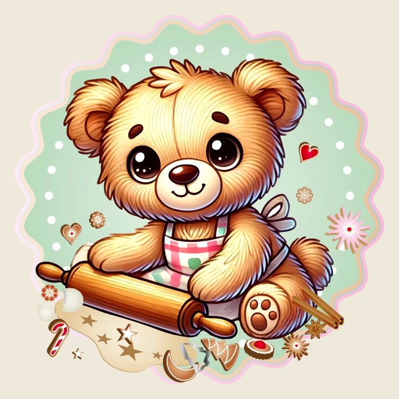 Baking Christmas Teddy – Sweet Festive Joy