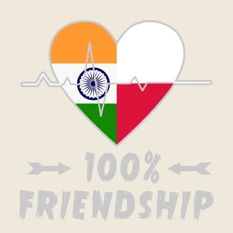 India and Poland 100% friendship