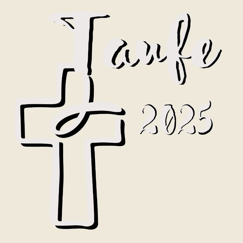 Baptism 2025 Fish Dips in Cross 3D Effect