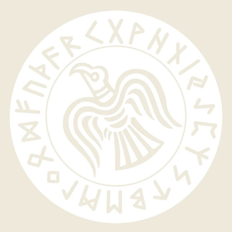 Merki white runes circle