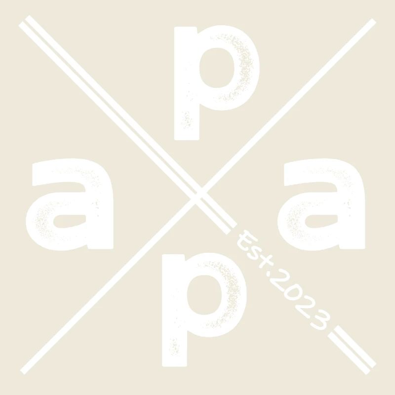 Papa Established 2023 – Vintage Geschenk Design