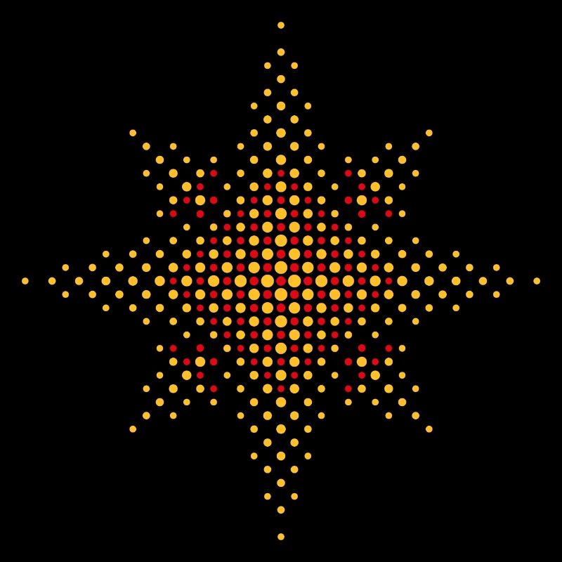 Christmas Star / Advent Star (Star / Dots / Gold)