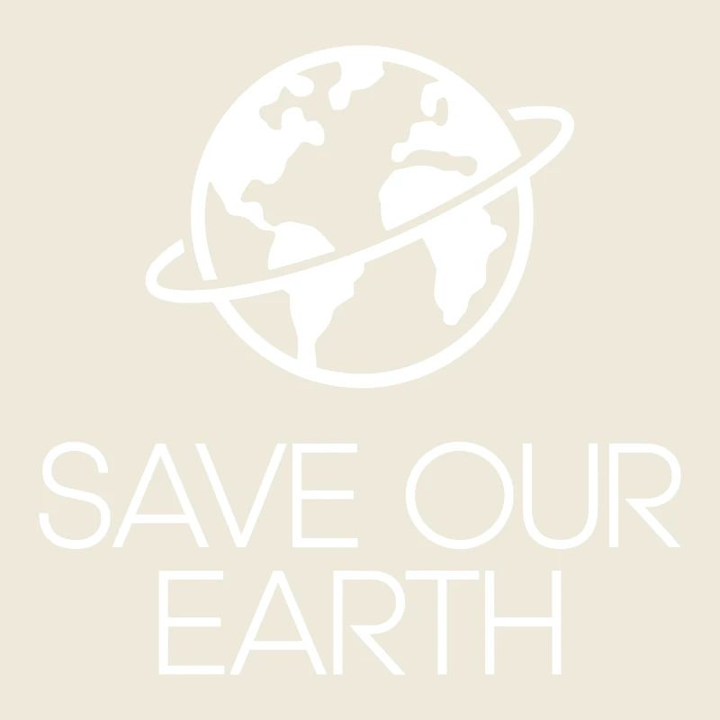Save our Earth Erde Umweltaktivist