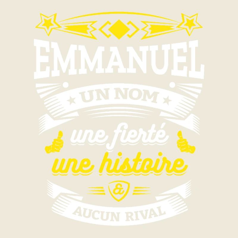 EMMANUEL UN NOM UNE FIERTÉ AUCUN RIVAL