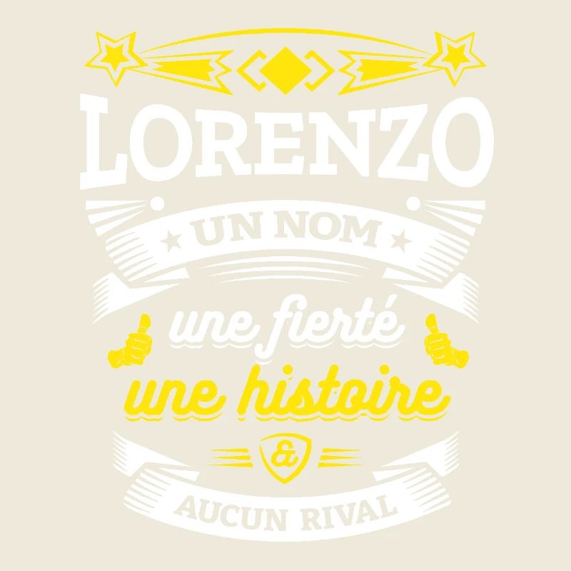 LORENZO UN NOM UNE FIERTÉ AUCUN RIVAL