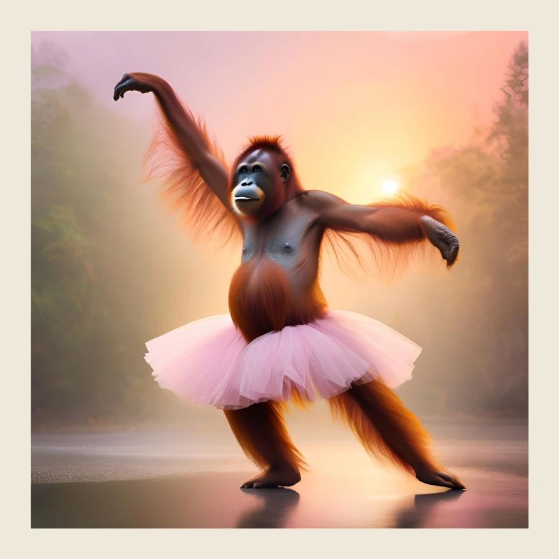 primate, orang-outan, singe