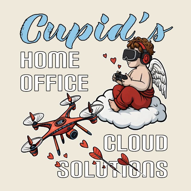 Cupidon Home Office Saint-Valentin