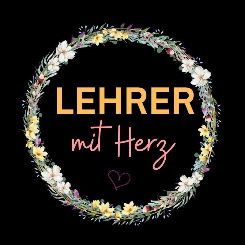 Lehrer mit Herz! Personalisierbares Design