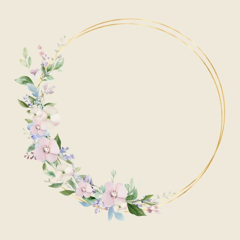Couronne de printemps - Personnalisable