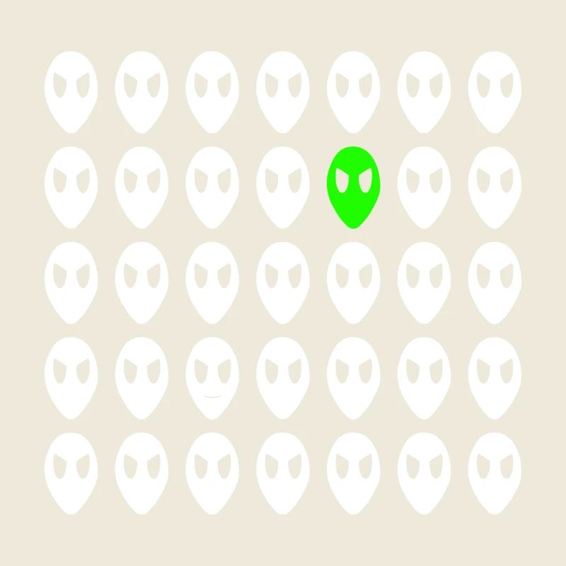 alien face
