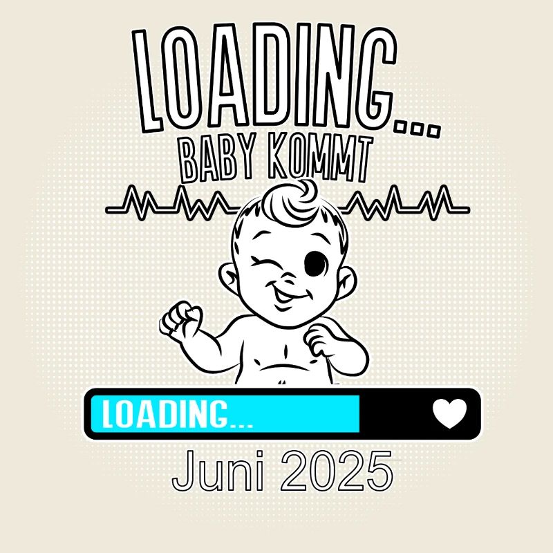 Loading Baby kommt Juni 2025 Schwangerschaft