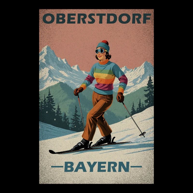 Oberstdorf Skiing Alps