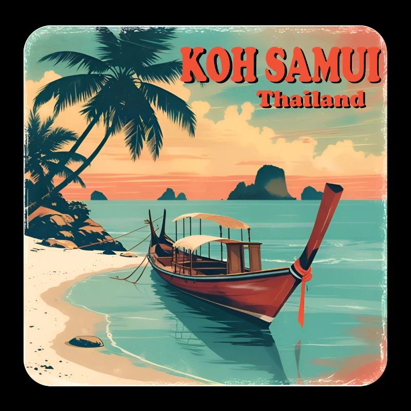 Koh Samui Thaïlande Longboat