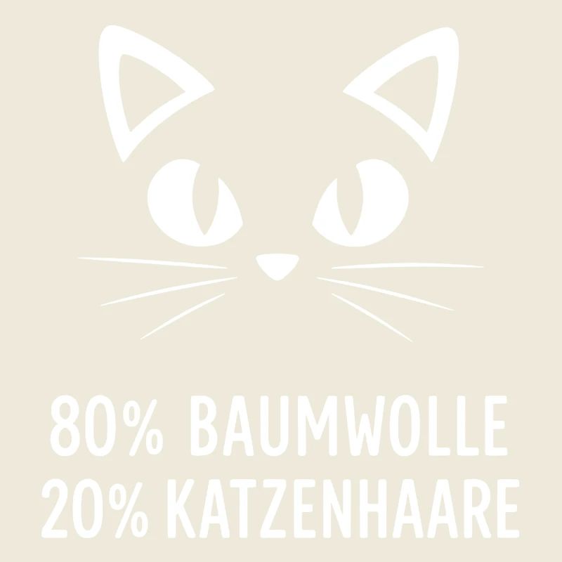 80% Baumwolle 20% Katzenhaar