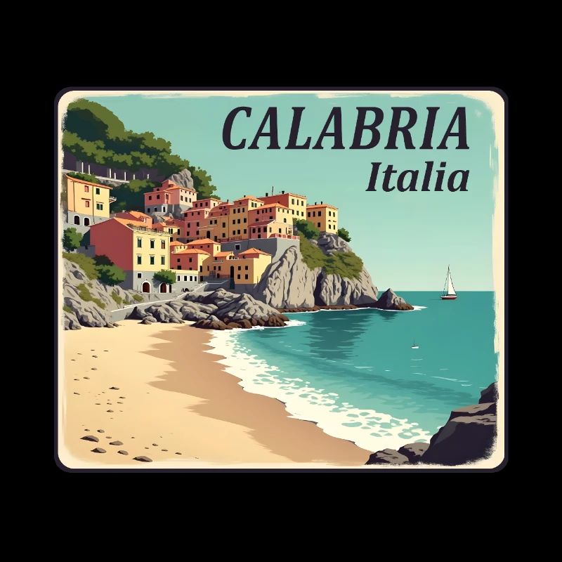Situation côtière de la Calabre