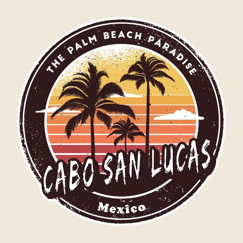 Cabo San Lucas Mexique Palmiers Plage Design
