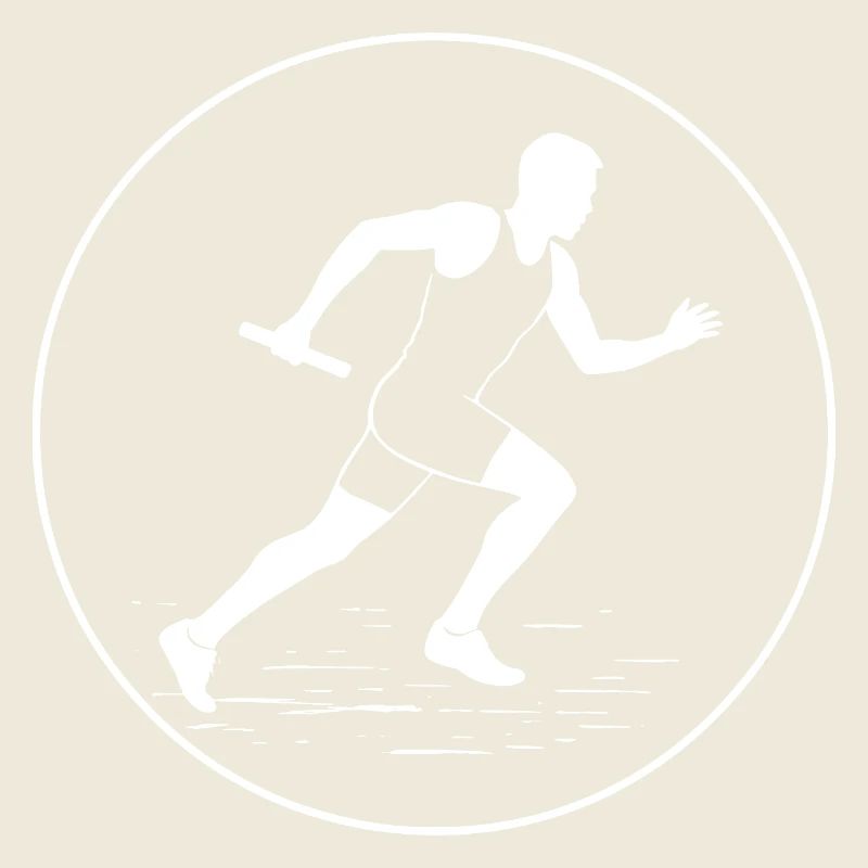 Passation de témoin dans un sprint