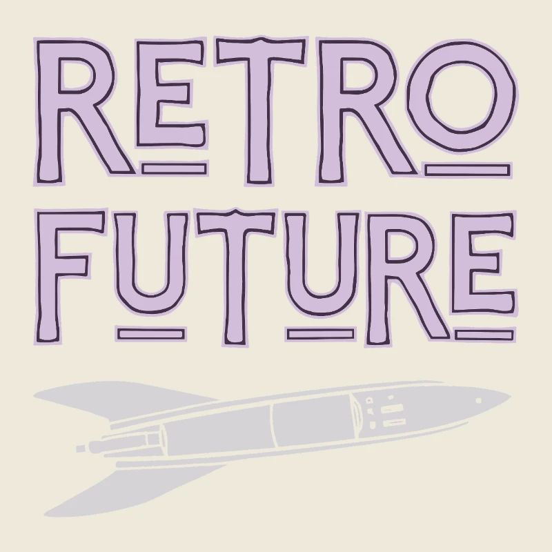 Retro Future Rocket Nostalgia