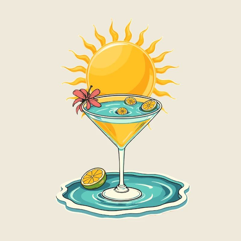 Summer Cocktail Vibes – Boisson tropicale avec Sun Il