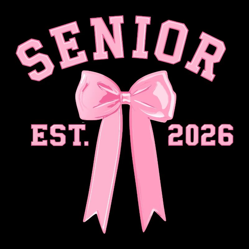 Senior 2026 mit rosa Schleife