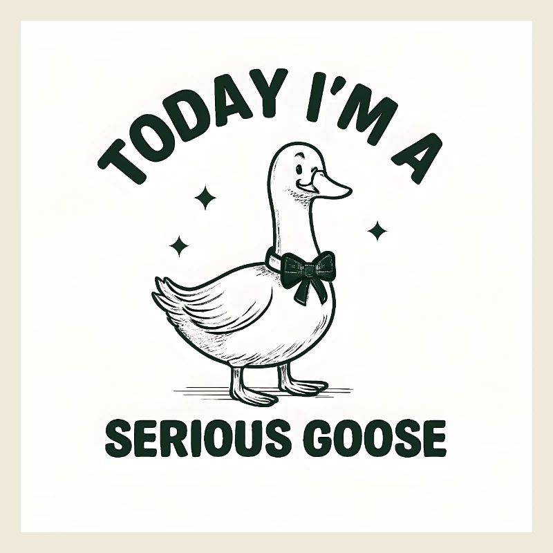 Serious goose