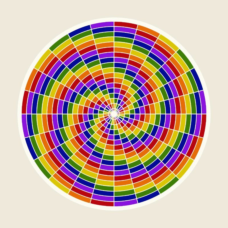 Conception d’art en spirale colorée