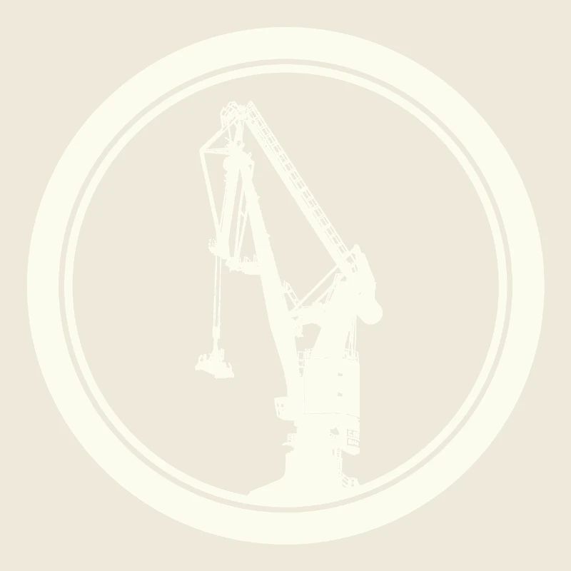 Hafenkran Silhouette 03