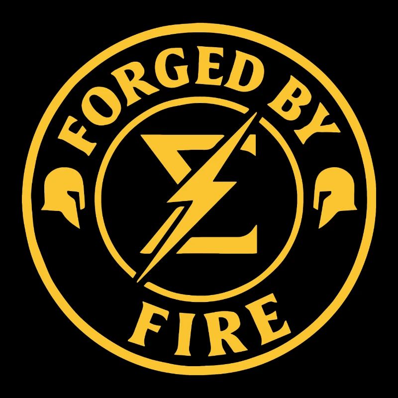 Forged by Fire – Motivational Strength Tee