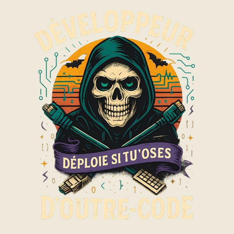 Web Developer - Halloween Skull