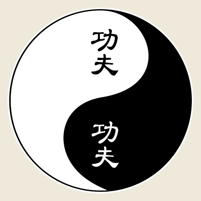 Yin Yang Kung Fu Symbol Design