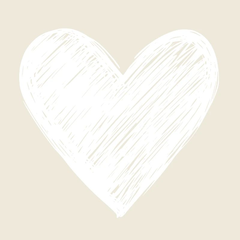 Dessin de coeur simple pour l'amour